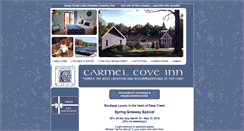 Desktop Screenshot of carmelcoveinn.com